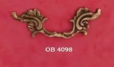 Poignée Style L.XV OB4098 Bronze Patiné