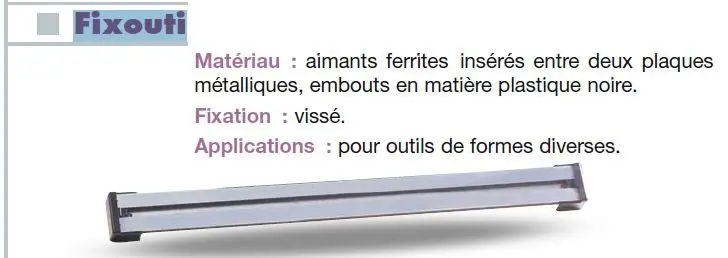 FIXOUTI Modèle Atelier