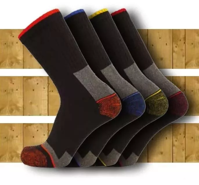 Lot 3 paires chaussettes elios noir+coloris contrastant t.35/38 - LMA - 99105C