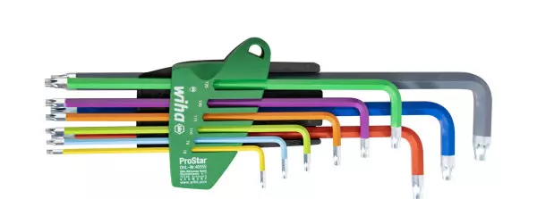 Jeu de 9 pcs clés mâles Torx en étui ProStar - WIHA - 46556