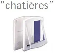 Chatière PM STAY5 / STAY6-[Couleur:Blanc]