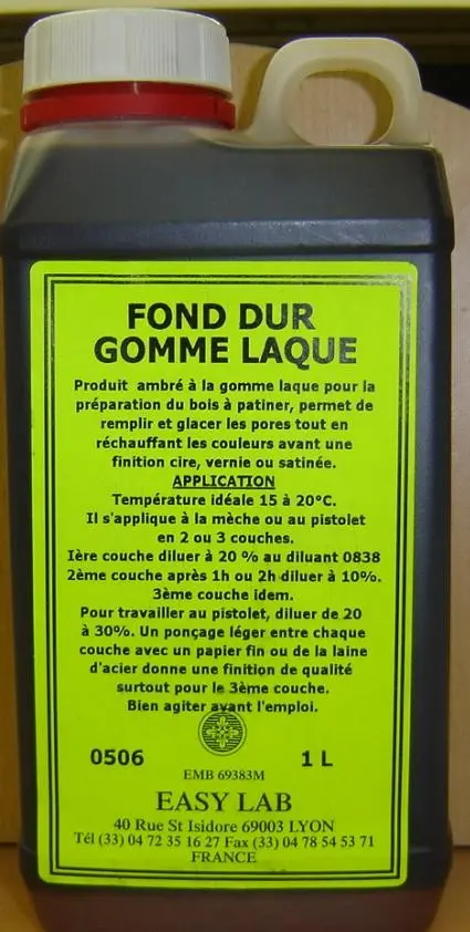 Fond dur Gomme Laque 0506 EASY LAB-[Conditionnement:5 Litres]