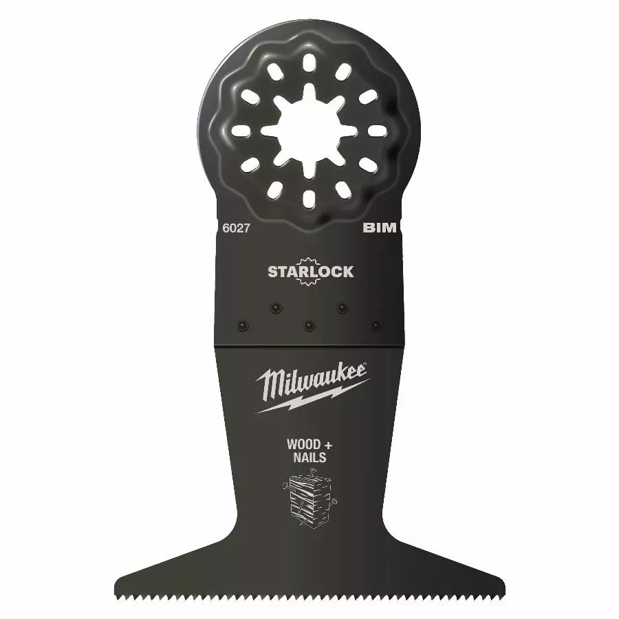 Lame multitool Bi-métal MILWAUKEE bois cloué - 65x42mm - 48906027