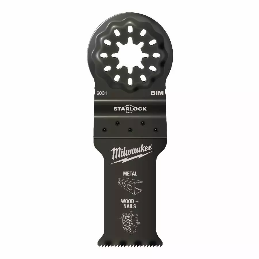 Lame multitool Bi-métal MILWAUKEE Multimatériaux - 28x47 mm - 48906031