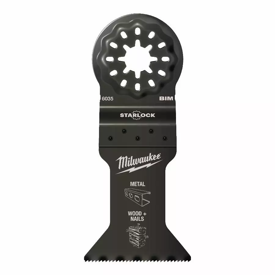 Lame multitool Bi-métal MILWAUKEE Multimatériaux - 43x47 mm - 48906035