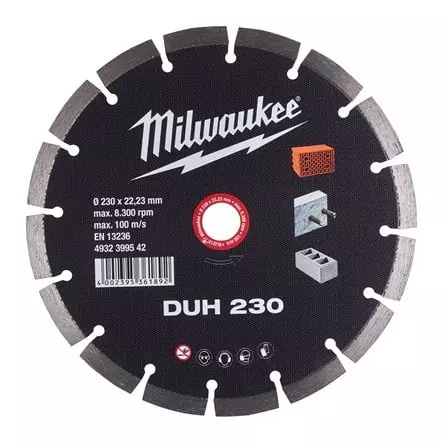 Disque diamant DUH 230 MM - MILWAUKEE - 4932399542