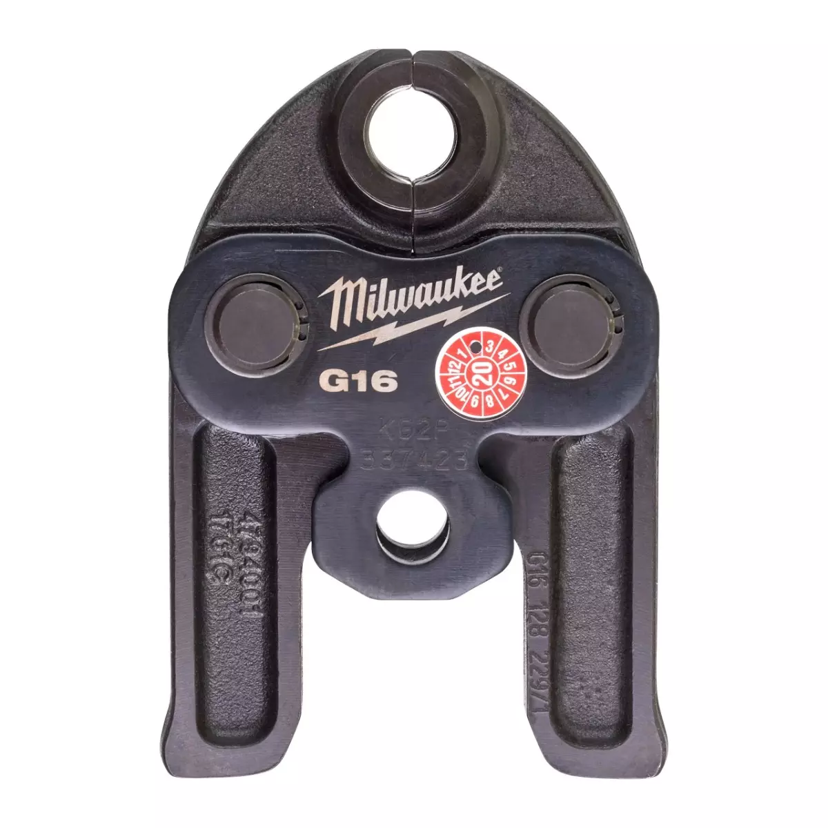 Mâchoire de sertissage J12-G16 pour plomberie - Diam. 16 mm - 1 pièce - MILWAUKEE - 4932464217