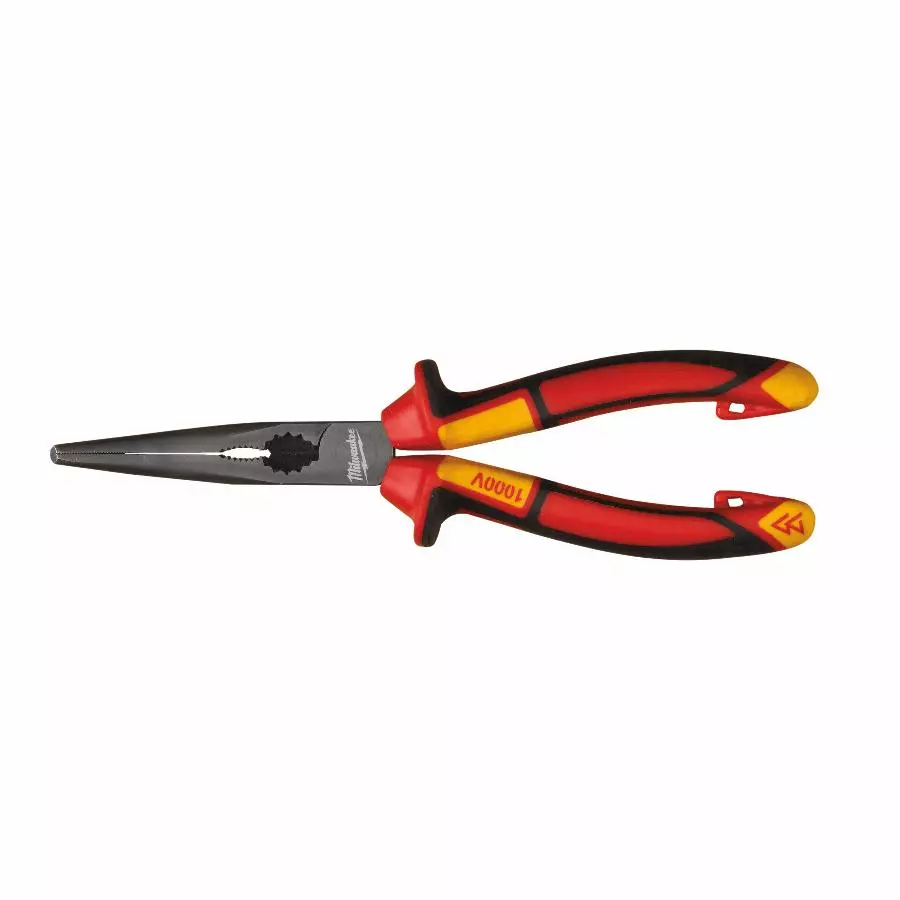 Pince bec long isolée MILWAUKEE courbé 45° - 205 mm - 4932464565