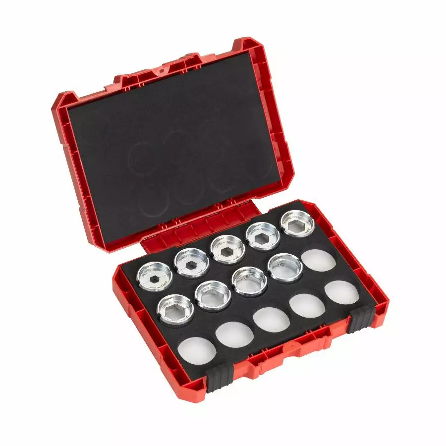 Coffret de matrices MILWAUKEE DIN 22 AL - 9 pièces - 4932471998
