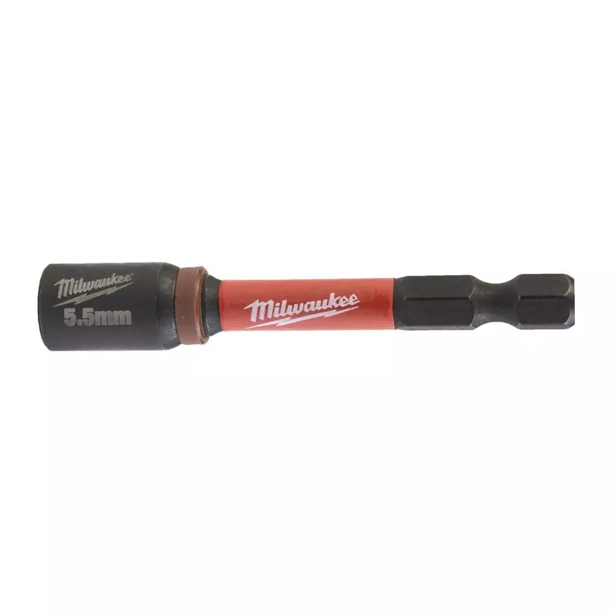 Douille magnétique Shockwave hexagonale - 5.5 x 65 mm - 1 pièce - MILWAUKEE - 4932492434
