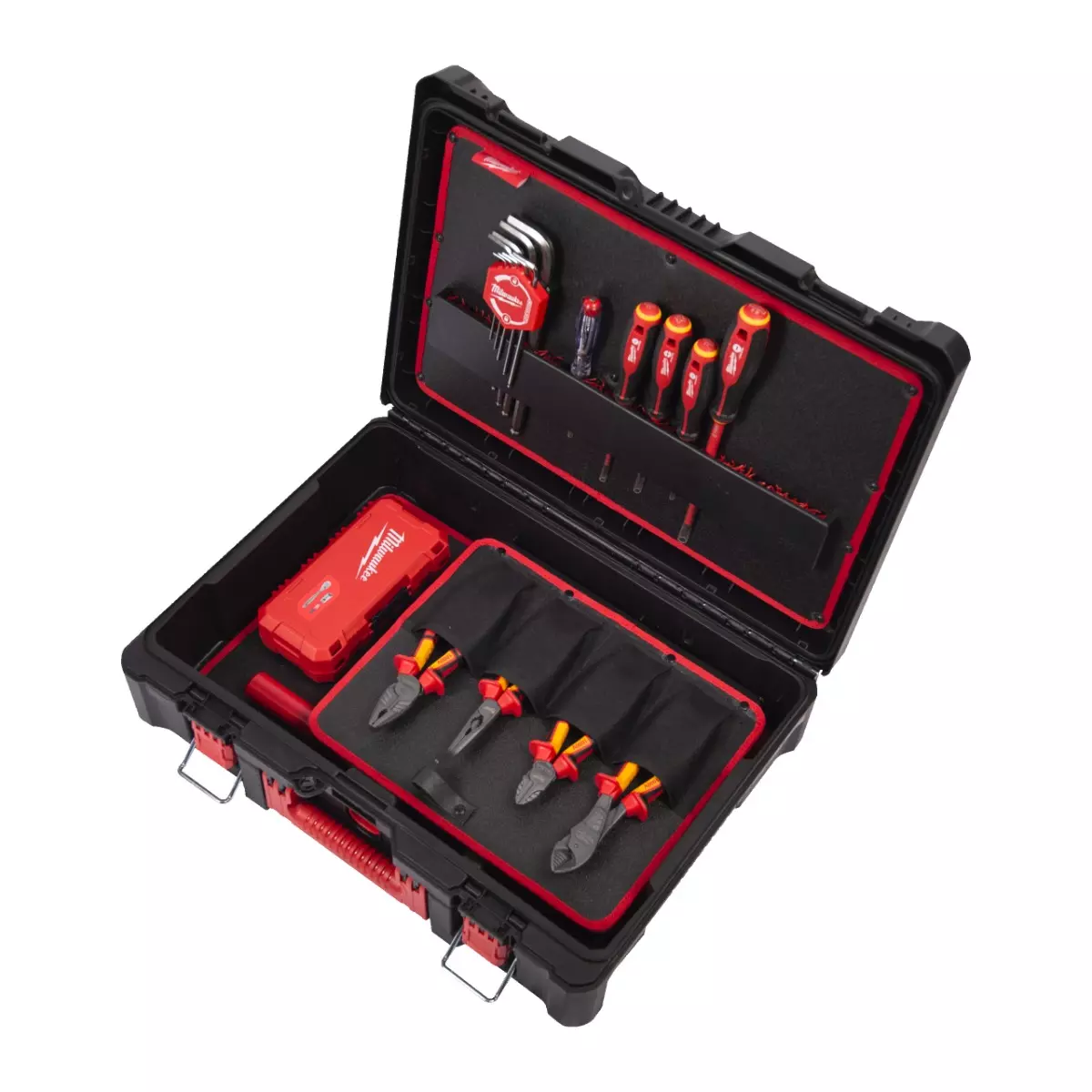 PACKOUT™ Ensemble d'Outils en Coffret - 62 pièces - pour Électriciens - MILWAUKEE - 4932499466 