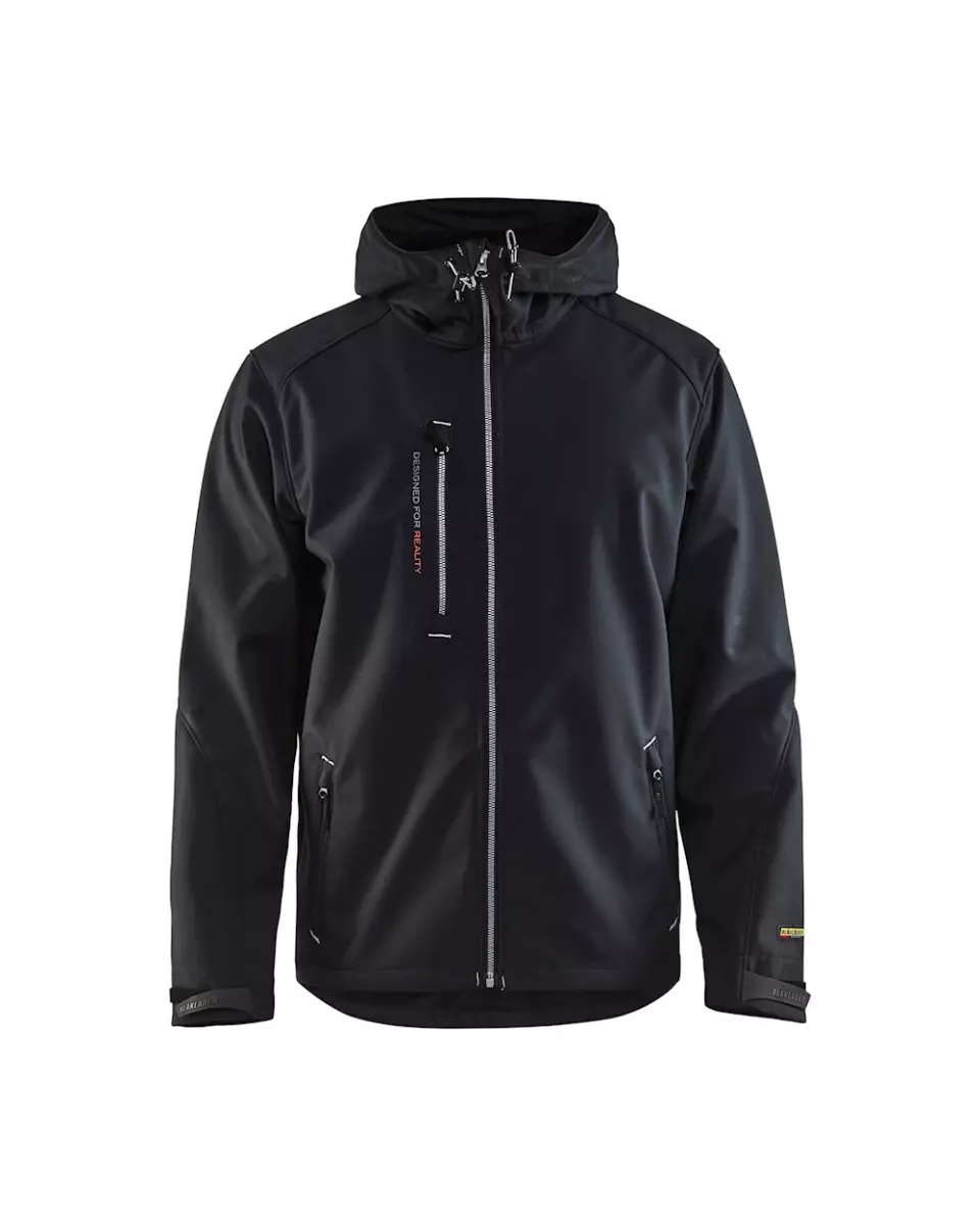 Veste softshell BLAKLADER à capuche - Noir/gris - 494925179992