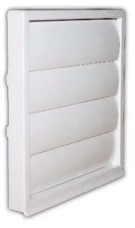 Clapet extérieur Brun à lamelles  D100/125mm