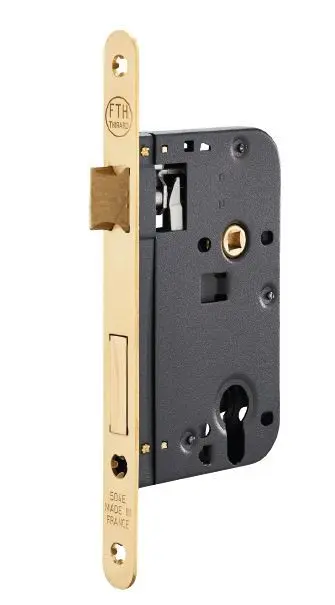 Serrure à larder FTH Axe 60mm pour cylindre