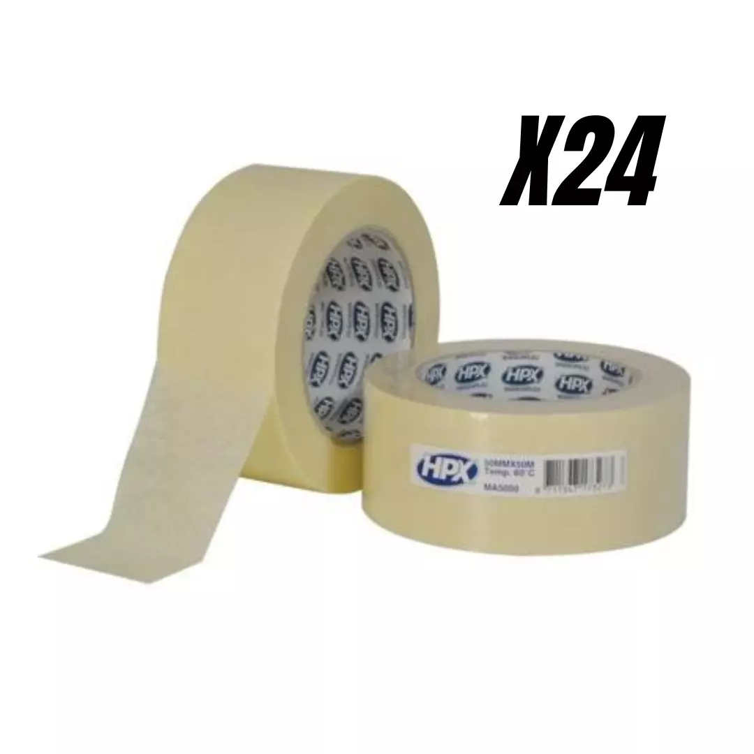 Lot de 24 ruban de masquage HPX 50 mm x 50 m - MA5050