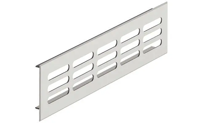 Grille aération plate à encastrer pour four, frigo...  Ht.60mm-[Modèle:Long 500mm Or]