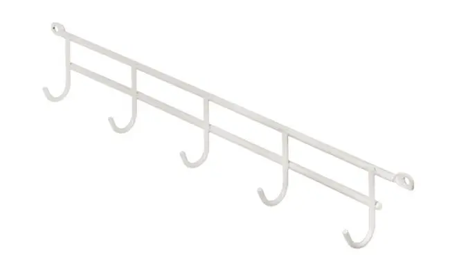 Barette à 5 crochets Blanc