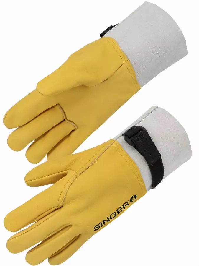 Sur-gant électricien tout fleur de bovin manchette 10CM - SINGER -            50ELEC