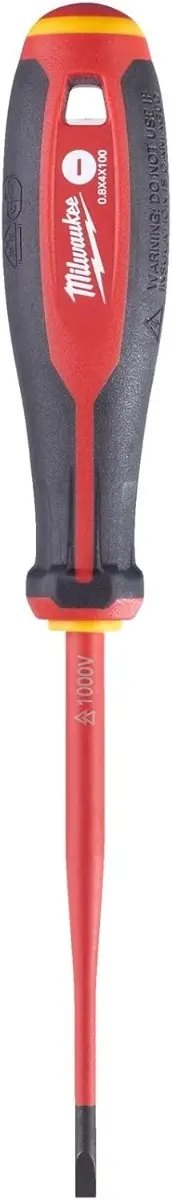 Tournevis trilobe VDE - 0.8 x 4 x 100 - MILWAUKEE - 4932478715