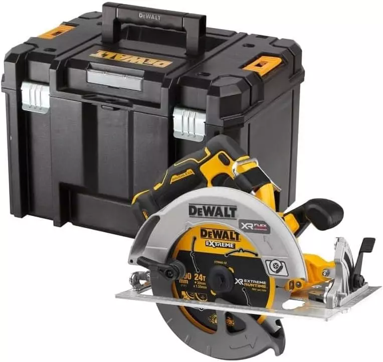 Scie circulaire 18V/54V XR FlexVolt ADVANTAGE Ø190 mm - DEWALT - sans batterie, ni chargeur - TSTAK - DCS573NT-XJ