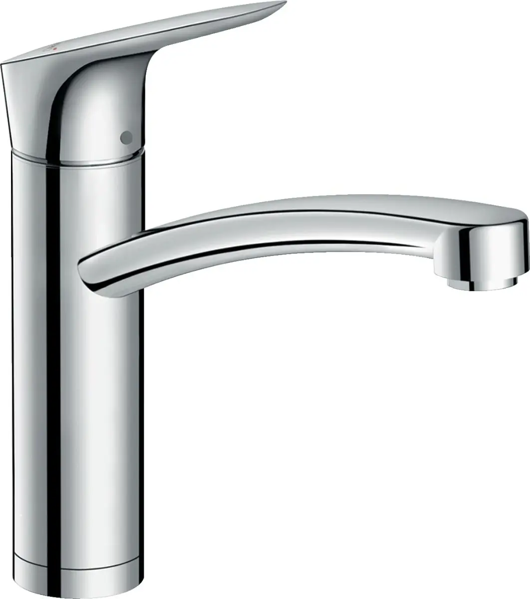 Mitigeur de cuisine HANSGROHE Logis M31 , installation devant une fenêtre, 1 jet chromé - 71833000
