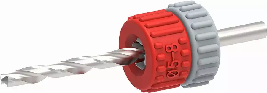 Lot de 3 butée de profondeur réglables pour fôrets Ø3/4.5 - 5/7.5 - 8/12MM - TIVOLY - 11109720001