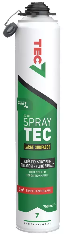 Colle TEC7 Spraytec ST7-101 - MS Polymere hybride pulvérisable - 750 ml - 530001227