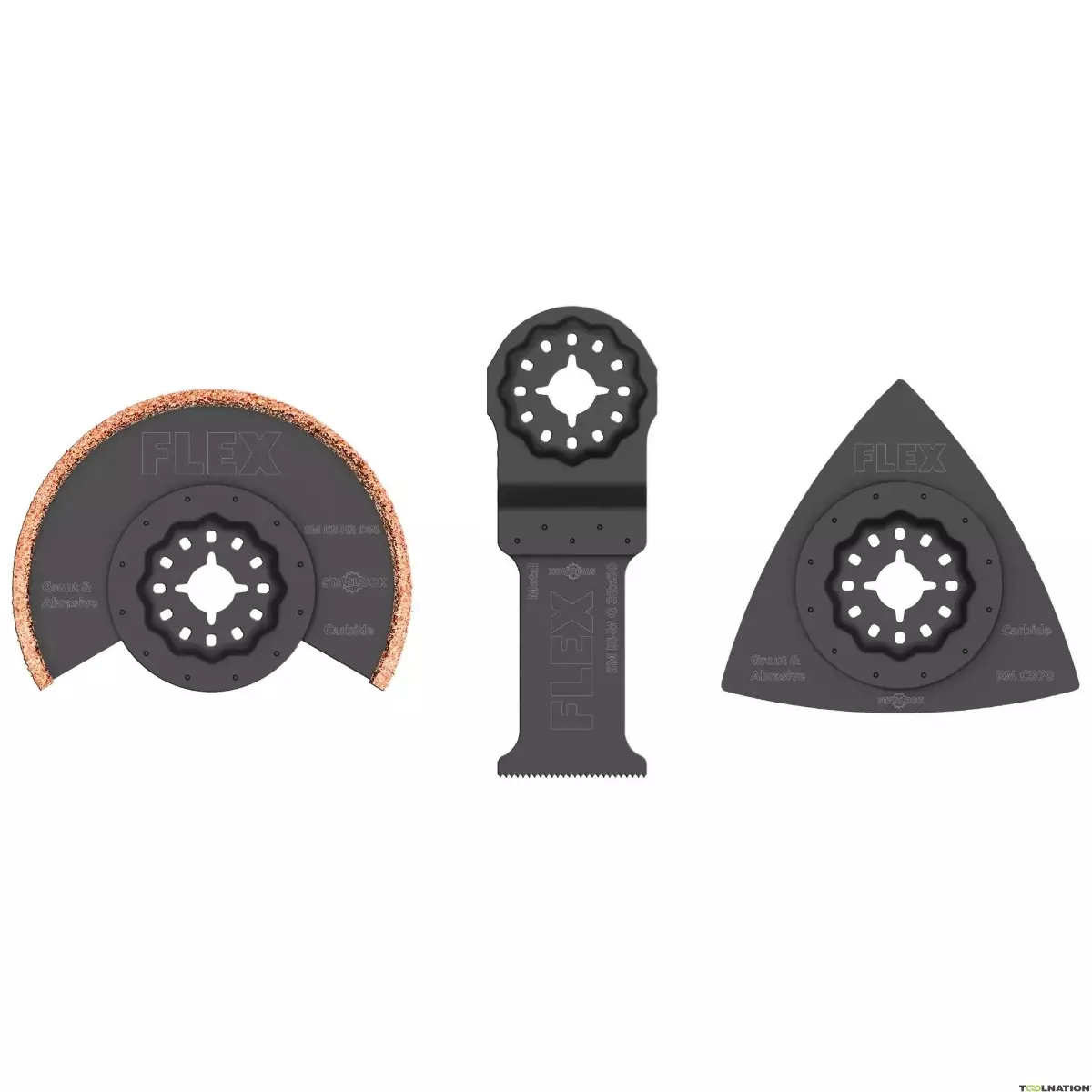 Set de 3 lames de scie Starlock - FLEX - carrelage - 531056