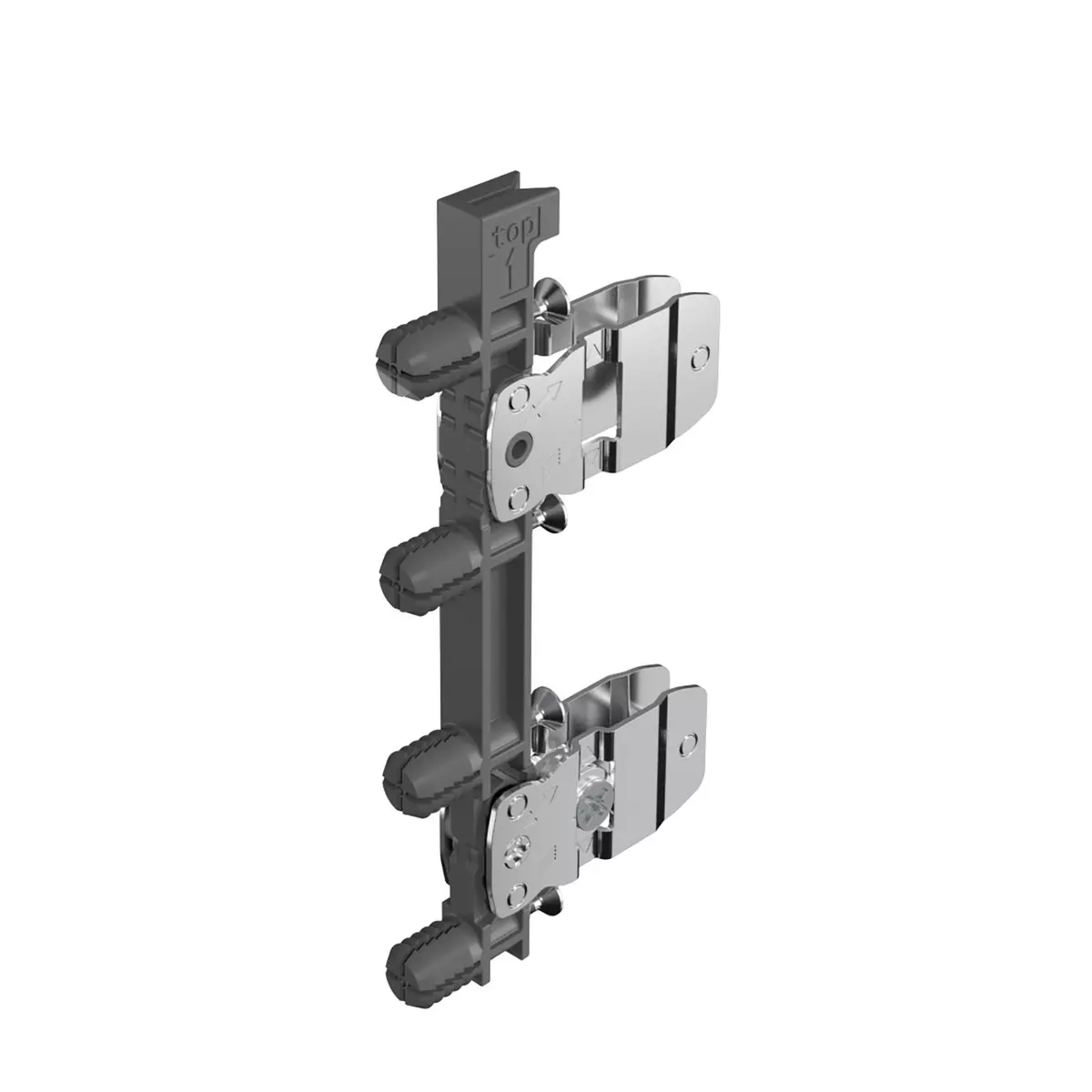 Connecteur de façade de tiroir AvanTech YOU pour profil latéral de tiroir, hauteur 187 / 251 mm, à enfoncer - HETTICH - 9255839