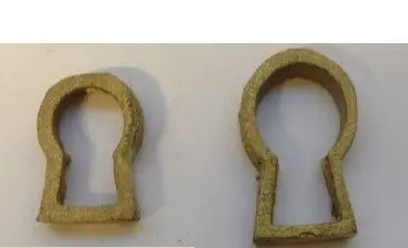 Entréé filet encastrable laiton