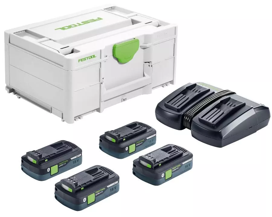 Set énergie SYS 18V 4x4.0/TCL 6 Duo FESTOOL - 577104