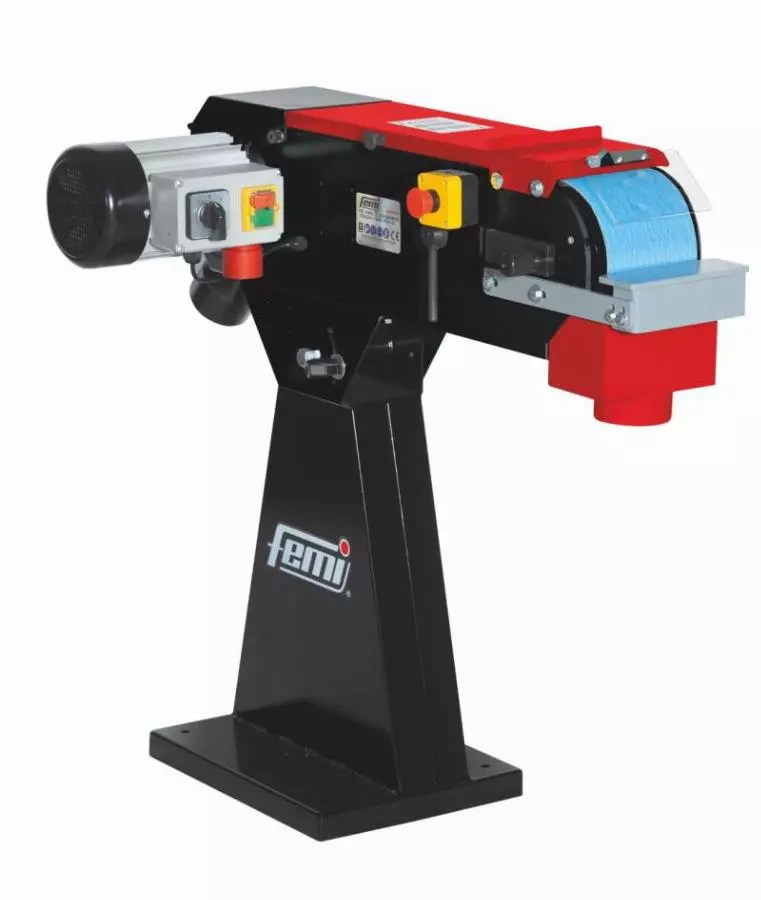 Ponceuse à bande horizontale FEMI avec socle - Triphasé 4000W Bande 150 x 2000 mm - 8265130