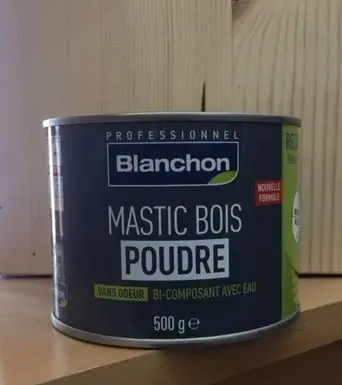Mastic Bois Poudre Pot 500g-[Couleur:Bois Exotique]