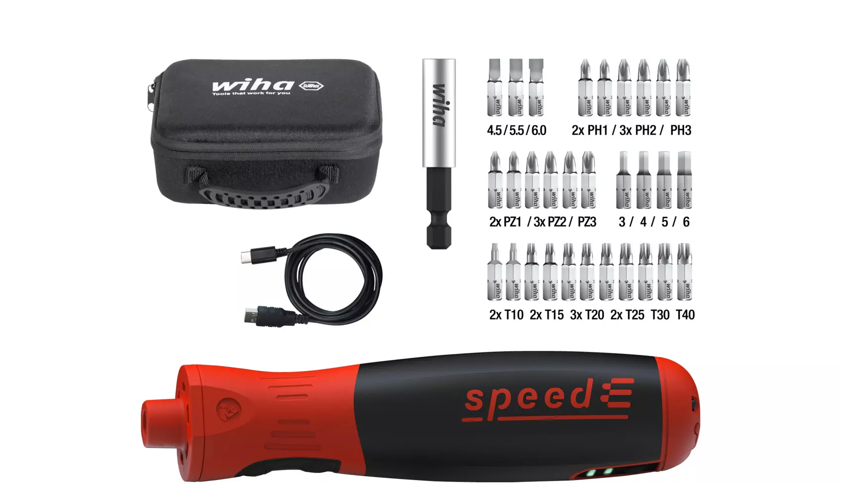 Tournevis à assistance électrique - E-tournevis speedE PocketDrive - WIHA - 45791