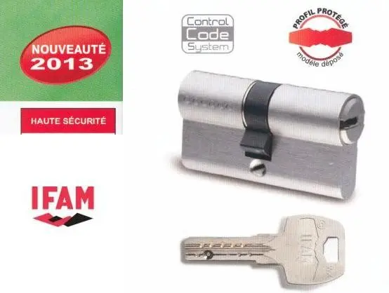 Cylindre IFAM Profil WX   4 Clés protégées-[Dimensions:45 x 50]