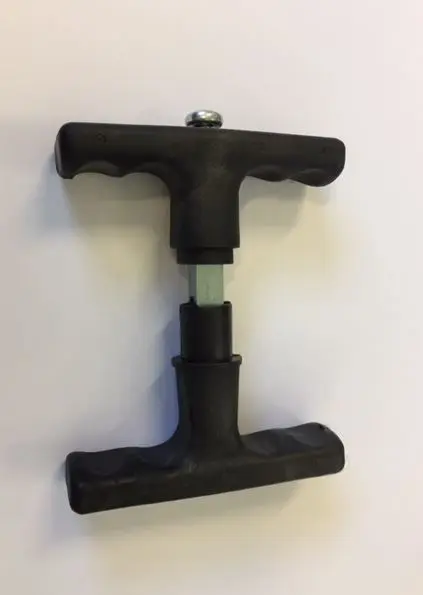 Poignées doubles pour porte de garage C.9mm  SPPIEC9