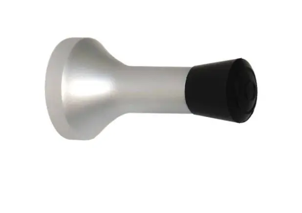 Butoir de porte mural Alu Argent 80mm  080413