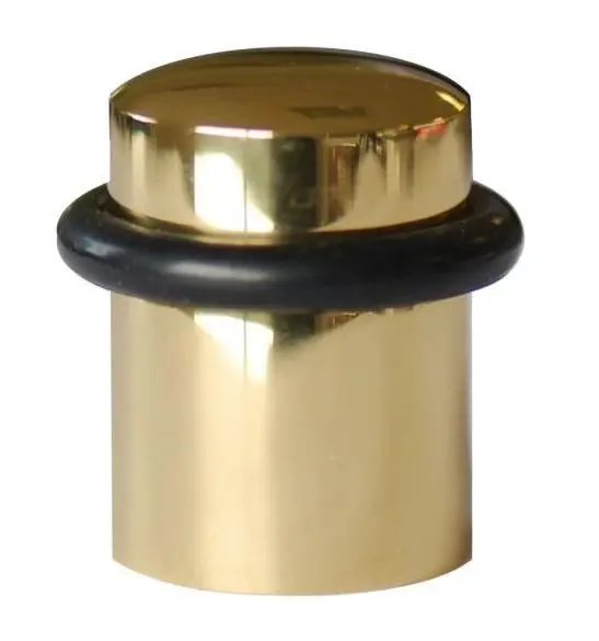 Butoir de porte en laiton poli 080510LA