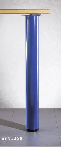 Pied de table D.80mm Ht 71cm Noir