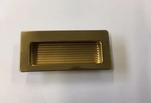 Poignée cuvette rectangulaire Laiton  3801/3802-[Modèle:3802 chromée]