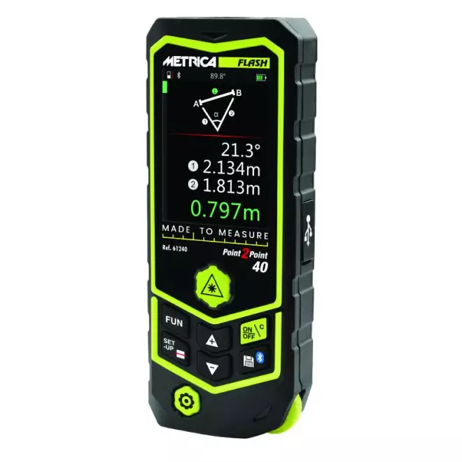 Télémètre laser METRICA Flash point 2 point 60 60m - 61260
