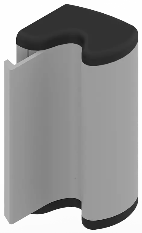 Fermeture Sorgho 92 mm LA CROISEE DS Gris - 6126-0-07