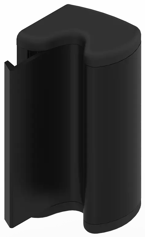 Fermeture Sorgho 92 mm LA CROISEE DS Noir - 6126-0-13