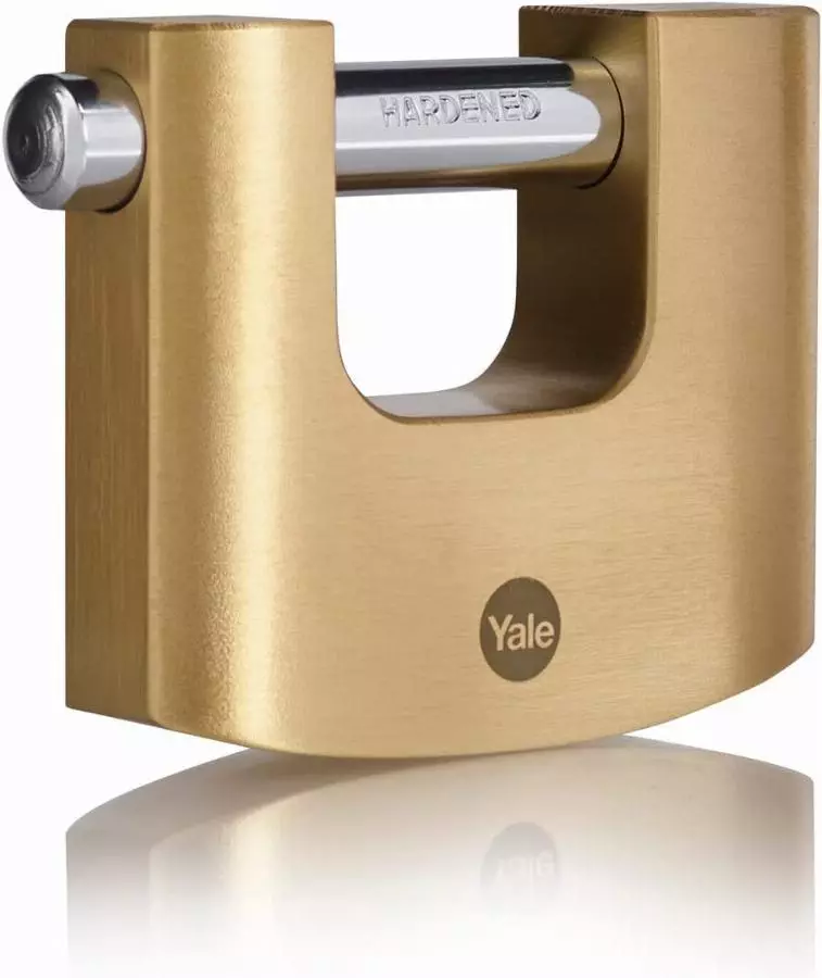 Cadenas rectangulaire YALE laiton - 70 mm - 3 Clés - 24319000