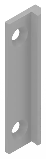 Gâche LA CROISEE DS pour fermeture 6106/ 6126 - Gris - DS6153-0-07