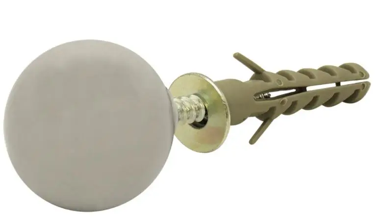 Butoir de porte forme "boule ronde" Ref 266-[Couleur:Gris]