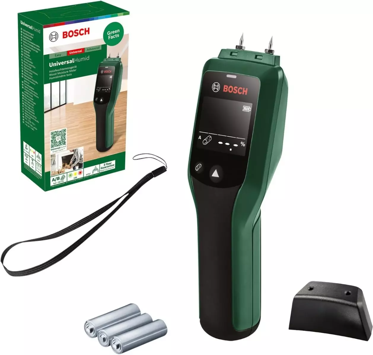 Détecteur d'humidité UniversalHumid - BOSCH - Humidimètre pour bois - 0603688001