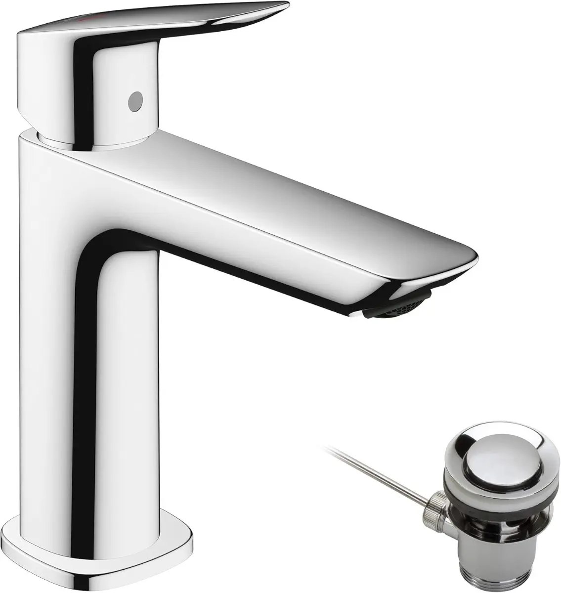 Mitigeur de lavabo 110 Fine CoolStart avec tirette et vidage - HANSGROHE - 71254000