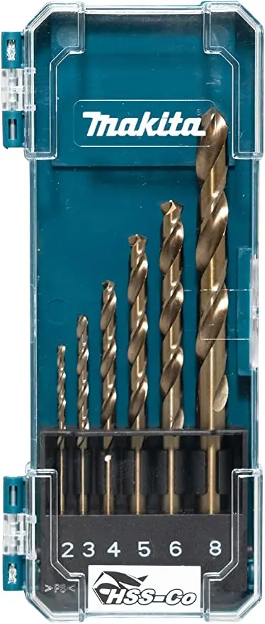 Coffret 6 forets métal HSS-CO - MAKITA - D-75758
