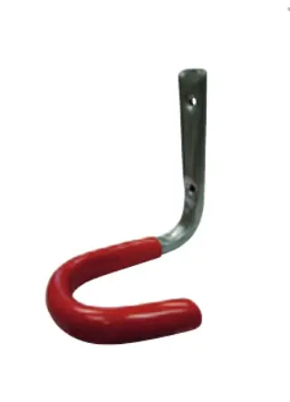 Crochet accroche vélo acier zingué gainé Type 46  S.125mm